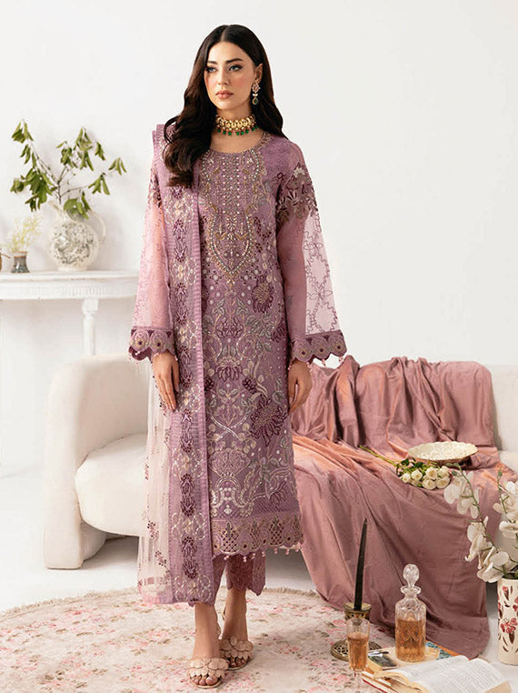 Minhal By Ramsha Chiffon Collection 2024 Vol-11 (M-1107)