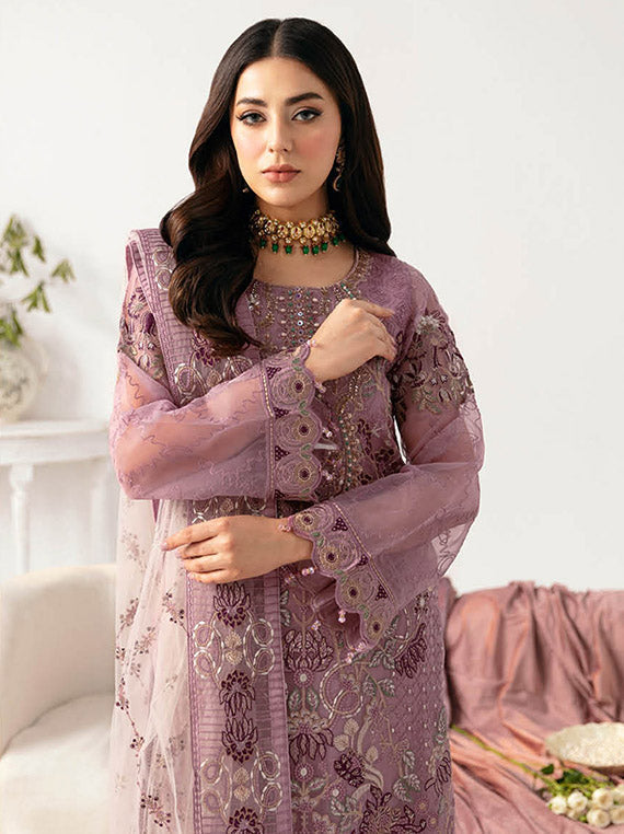 Minhal By Ramsha Chiffon Collection 2024 Vol-11 (M-1107)