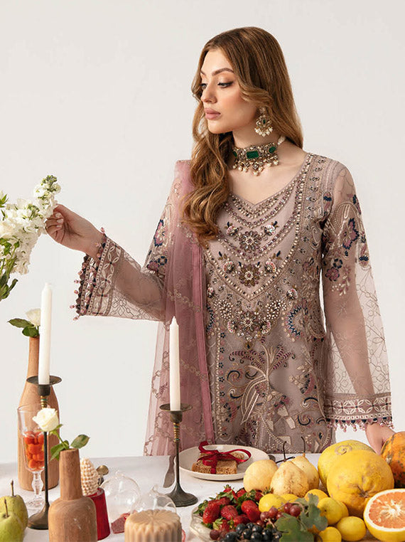 Minhal By Ramsha Chiffon Collection 2024 Vol-11 (M-1110)