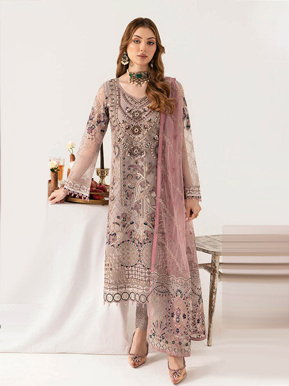 Minhal By Ramsha Chiffon Collection 2024 Vol-11 (M-1110)