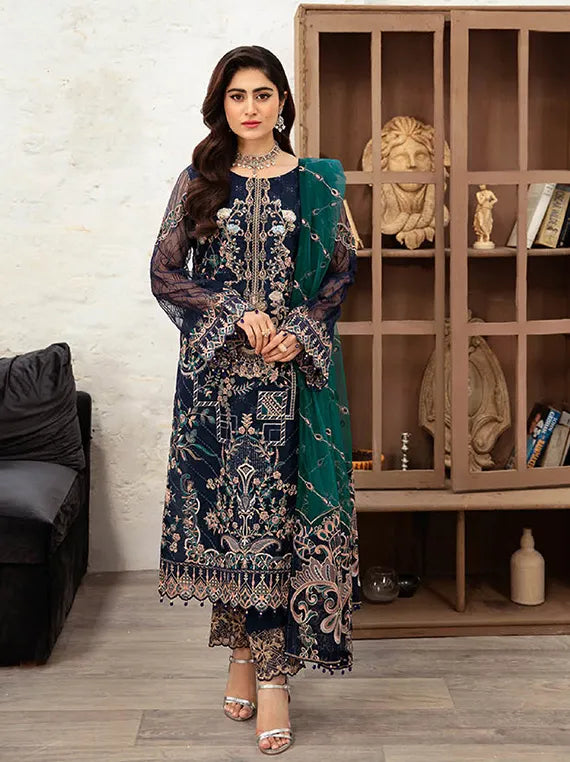 Minhal By Ramsha Luxury Formal Collection 2023 Vol-10 (M-1009)