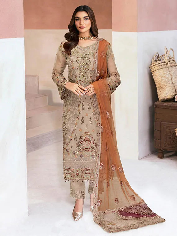Minhal Luxury Organza Collection 2025 Vol-13 By Ramsha (M-1305)