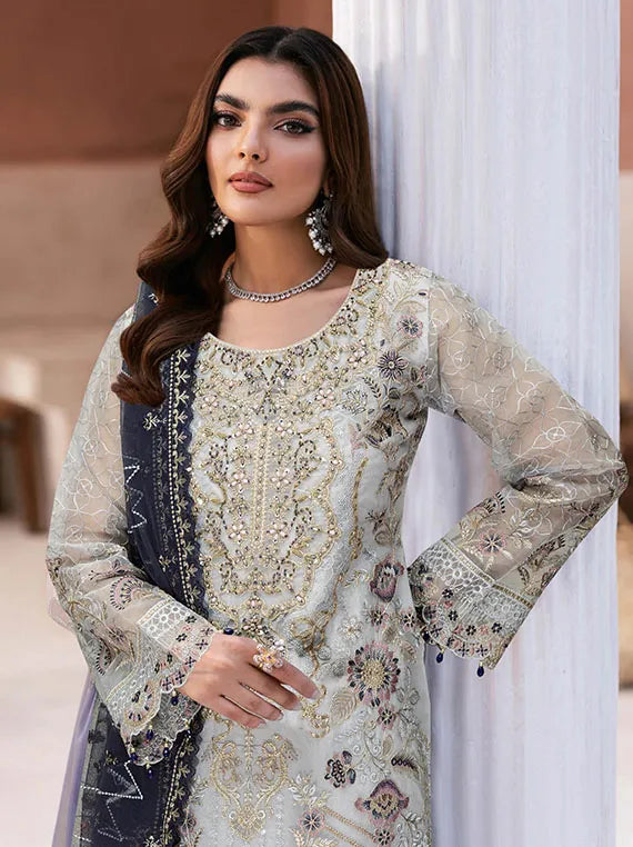 Minhal Luxury Organza Collection 2025 Vol-13 By Ramsha (M-1309)