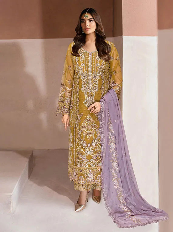 Minhal Luxury Organza Collection 2025 Vol-13 By Ramsha (M-1310)