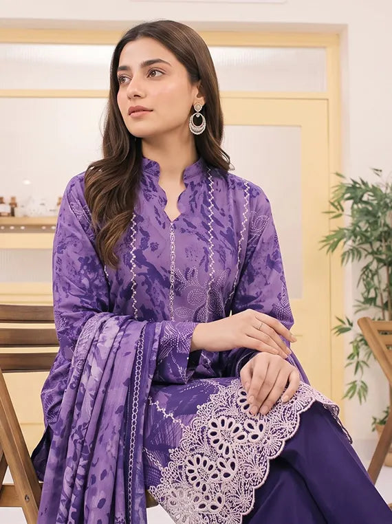 Miraas by Tawakkal Fabrics Unstitched Embroidered Staple Collection'26 (D-5929)