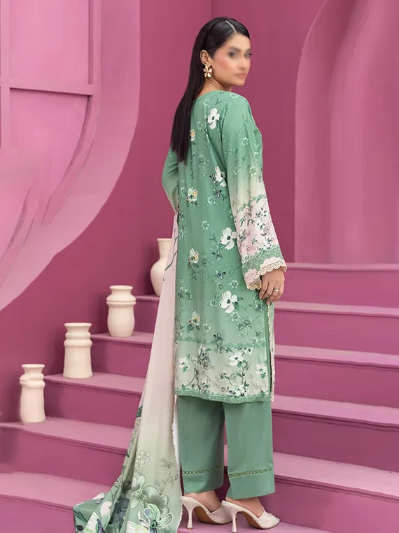 Mirana Embroidered Slub Staple Collection 2025 By Fantak (D-01)