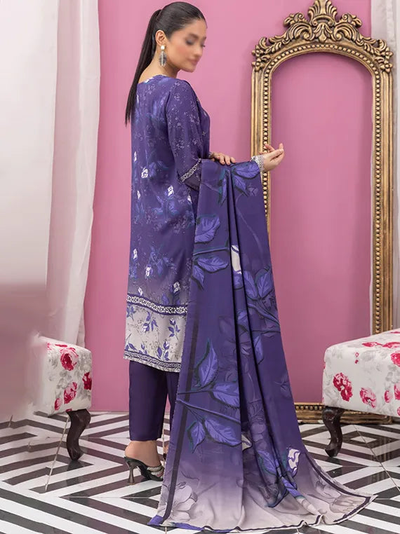Mirana Embroidered Slub Staple Collection 2025 By Fantak (D-04)