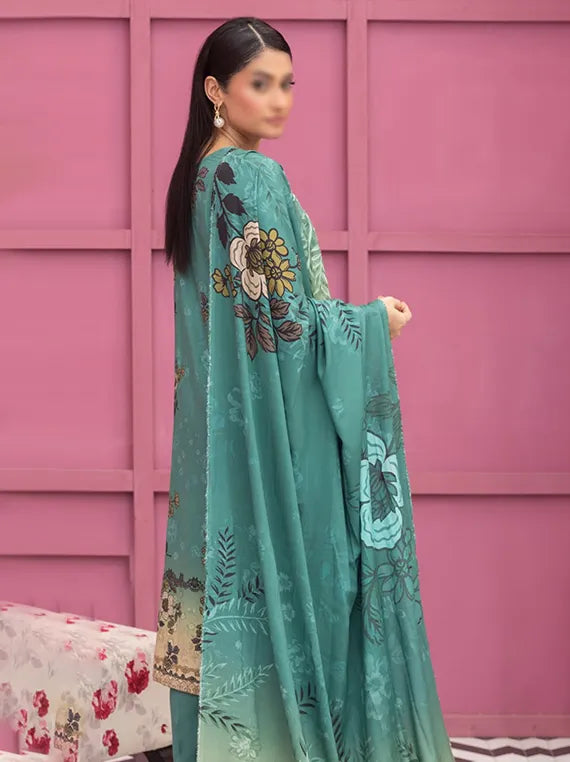 Mirana Embroidered Slub Staple Collection 2025 By Fantak (D-05)
