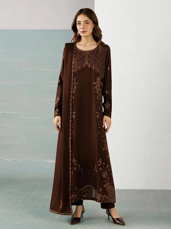 Miras by Daria Embroidered Leather Peach Collection 2026 (D-01)