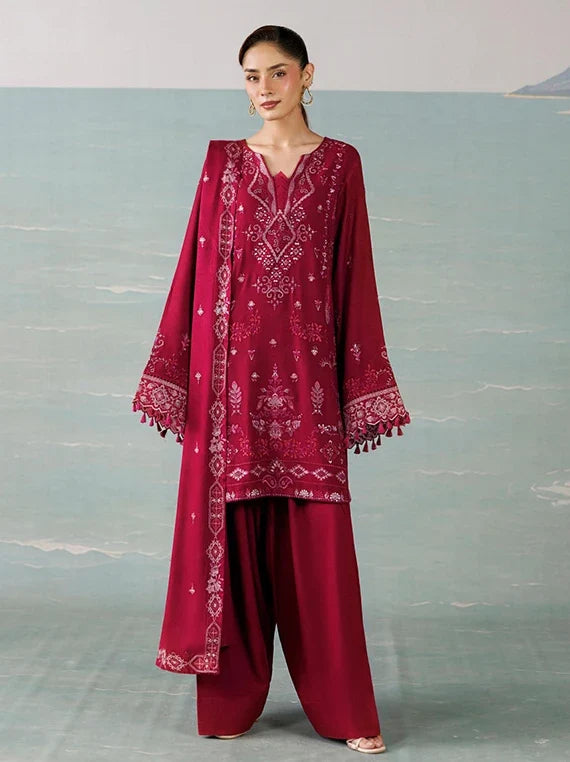 Miras by Daria Embroidered Leather Peach Collection 2026 (D-04)
