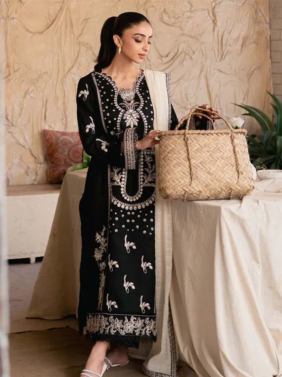 Mirha Embroidered Lawn Collection 2025 By HumDum (D-03)