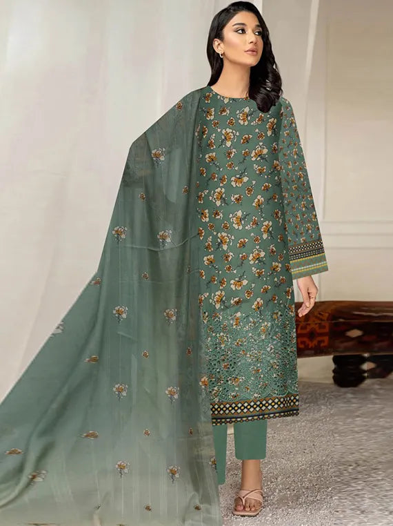 Mirha Embroidered Viscose Collection 2024 By Hania Hadia Vol-513 (D-09)