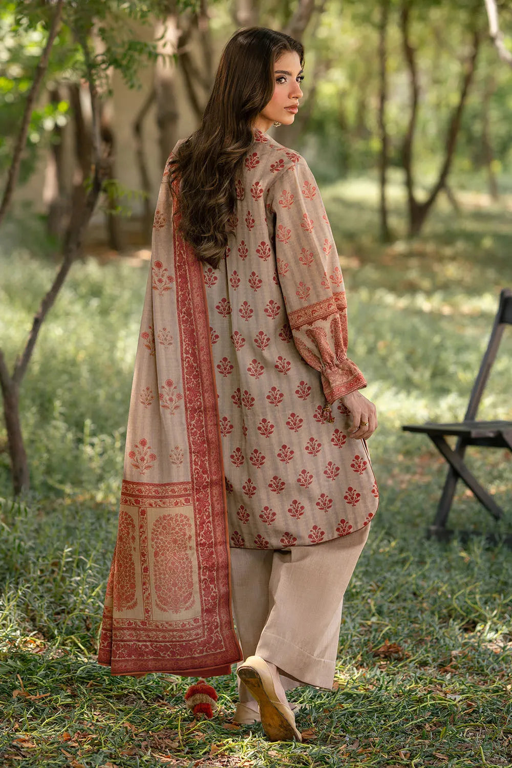 Misty Meadows by Gul Ahmed Printed Unstitched Pashmina Collection 26 (SP-62077)