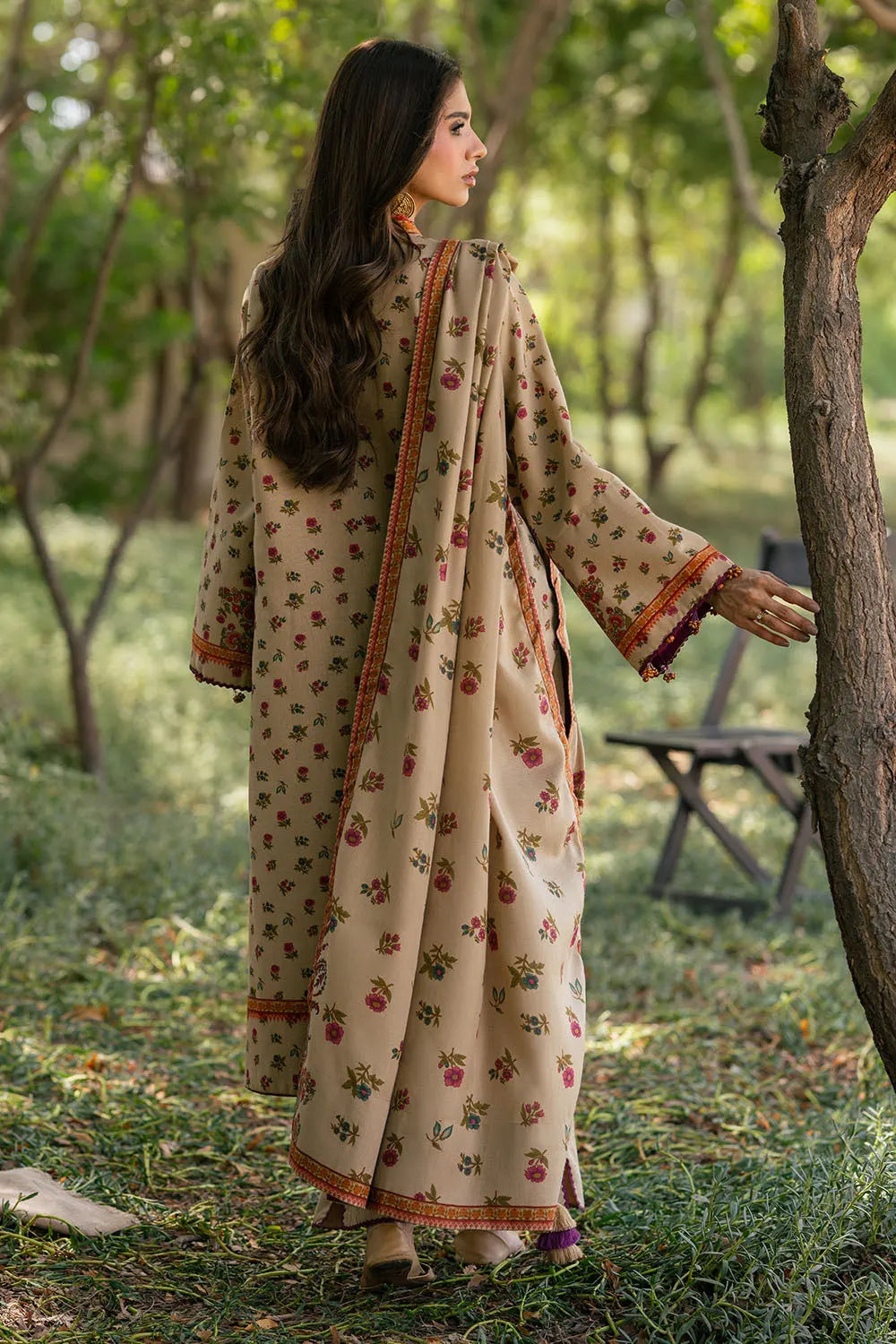 Misty Meadows by Gul Ahmed Printed Unstitched Pashmina Collection 26 (SP-62078)