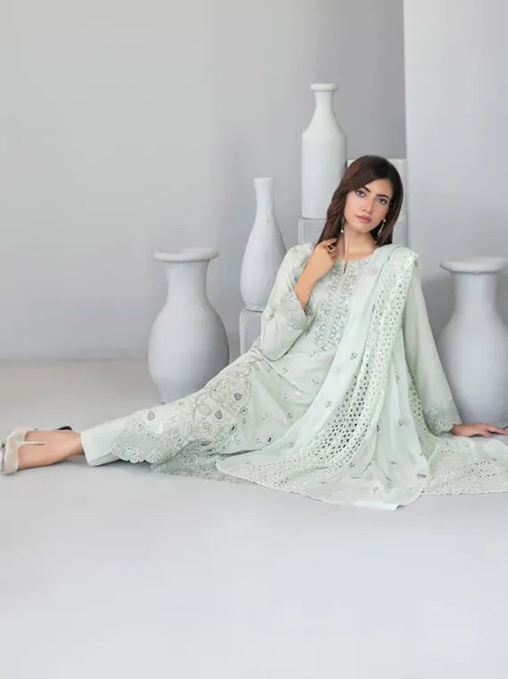Mizal Embroidered Karandi Collection 2025 by Tawakkal Fabrics (D-4377)