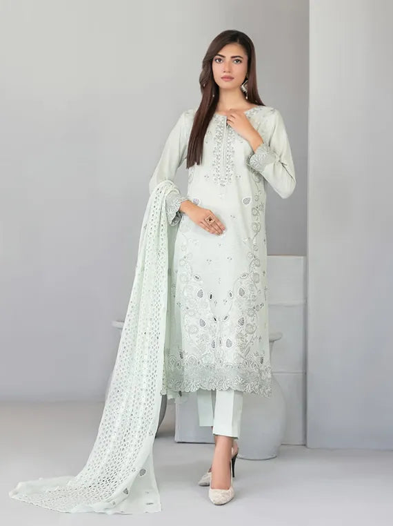 Mizal Embroidered Karandi Collection 2025 by Tawakkal Fabrics (D-4377)