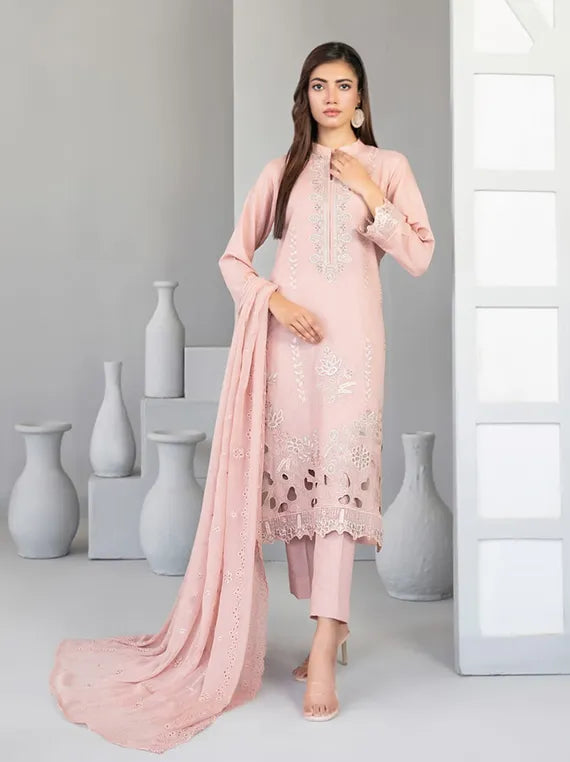 Mizal Embroidered Karandi Collection 2025 by Tawakkal Fabrics (D-4379)