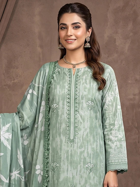 Modern Printed Embroidered Staple Collection 2026 Vol-136 (D-04)