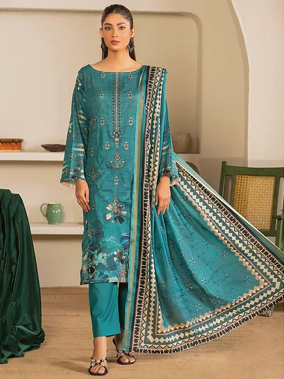 Modern Digital Printed Lawn Collection 2025 Vol-14 (MD-02)