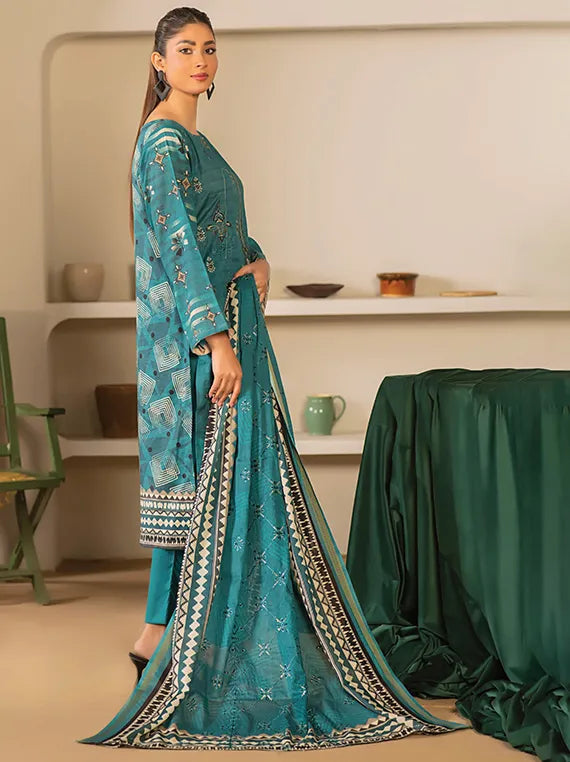 Modern Digital Printed Lawn Collection 2025 Vol-14 (MD-02)