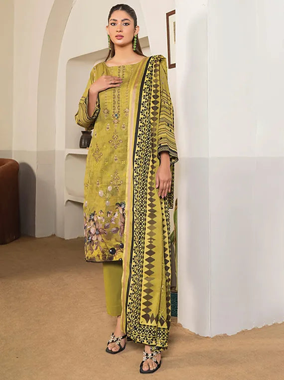 Modern Digital Printed Lawn Collection 2025 Vol-14 (MD-04)