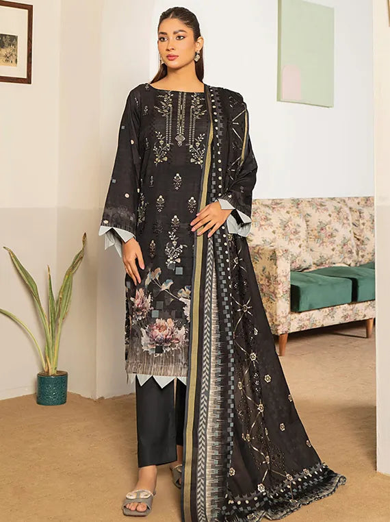 Modern Digital Printed Lawn Collection 2025 Vol-14 (MD-09)