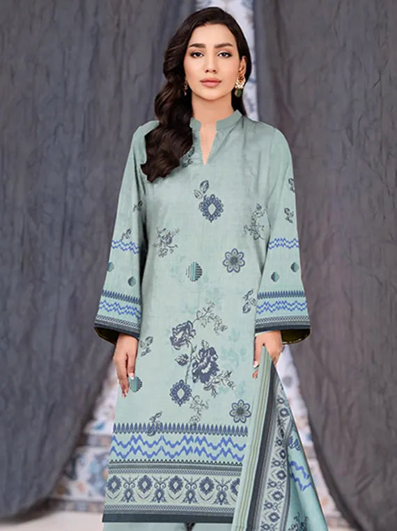 Modern Digital Printed Lawn Collection 2025 Vol-28 (D-02)
