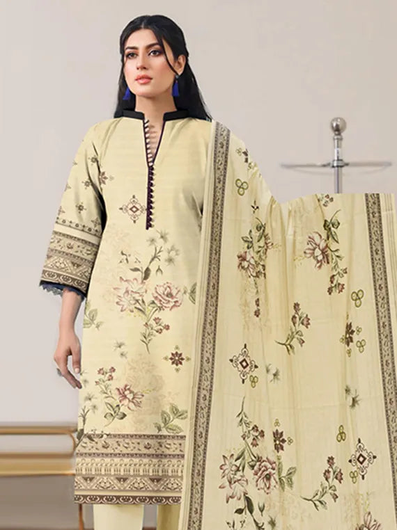 Modern Digital Printed Lawn Collection 2025 Vol-28 (D-04)
