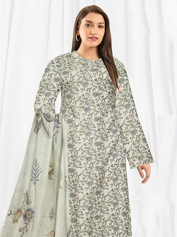 Modern Digital Printed Lawn Collection 2025 Vol-34 (D-04)