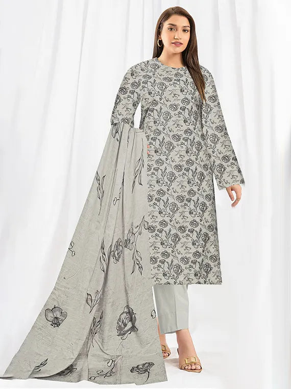 Modern Digital Printed Lawn Collection 2025 Vol-34 (D-10)