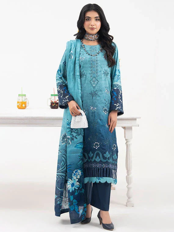 Modern Digital Printed Lawn Collection 2026 Vol-03 (D-02)