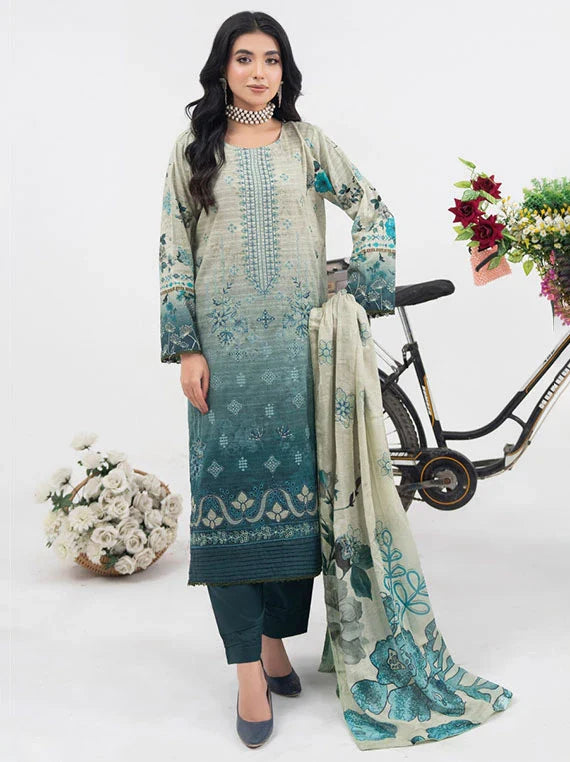 Modern Digital Printed Lawn Collection 2026 Vol-03 (D-04)