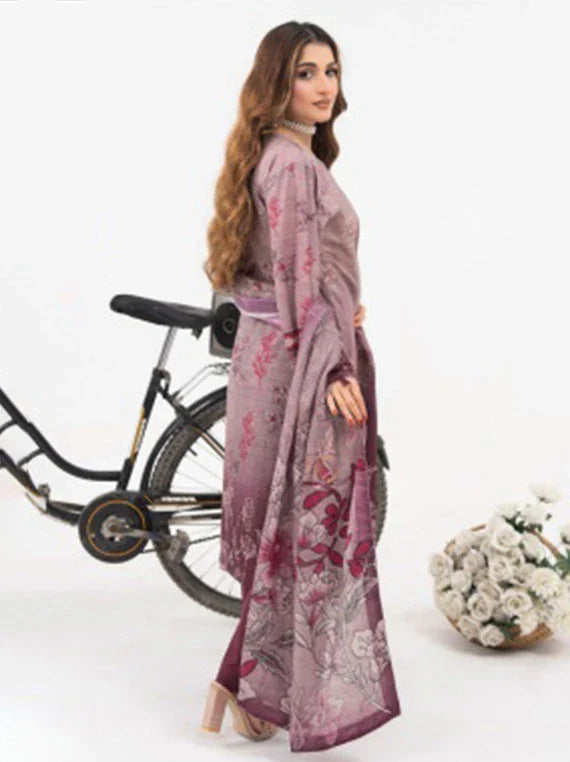 Modern Digital Printed Lawn Collection 2026 Vol-03 (D-05)