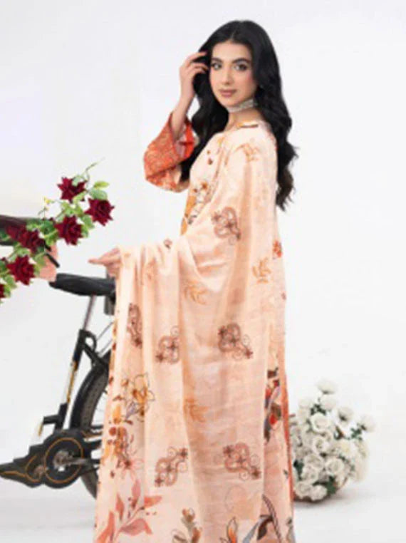 Modern Digital Printed Lawn Collection 2026 Vol-03 (D-08)