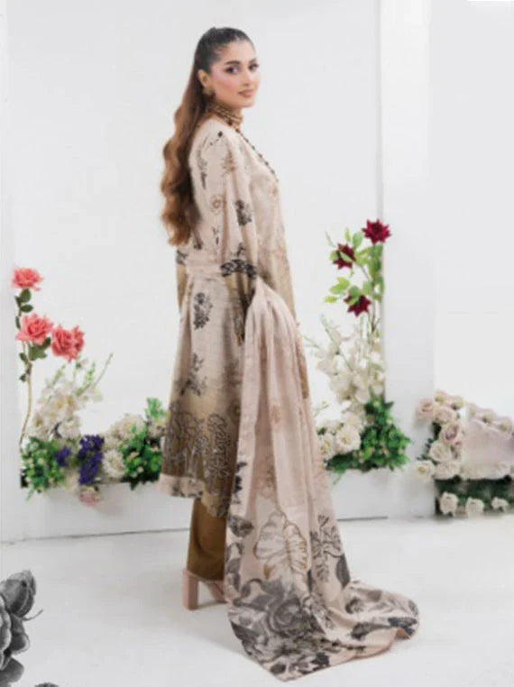 Modern Digital Printed Lawn Collection 2026 Vol-03 (D-09)