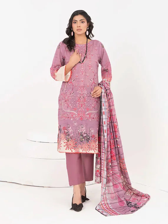 Modern Embroidered Doria Lawn Collection 2025 Vol-18 (MD-02)
