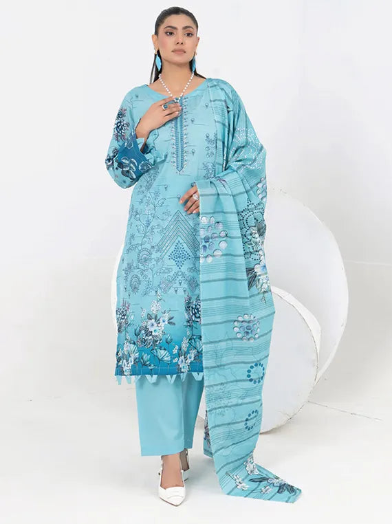 Modern Embroidered Doria Lawn Collection 2025 Vol-18 (MD-04)