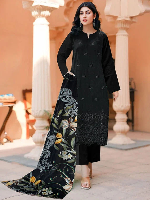 Modern Embroidered Lawn Collection 2026 VOL-05 (D-03)