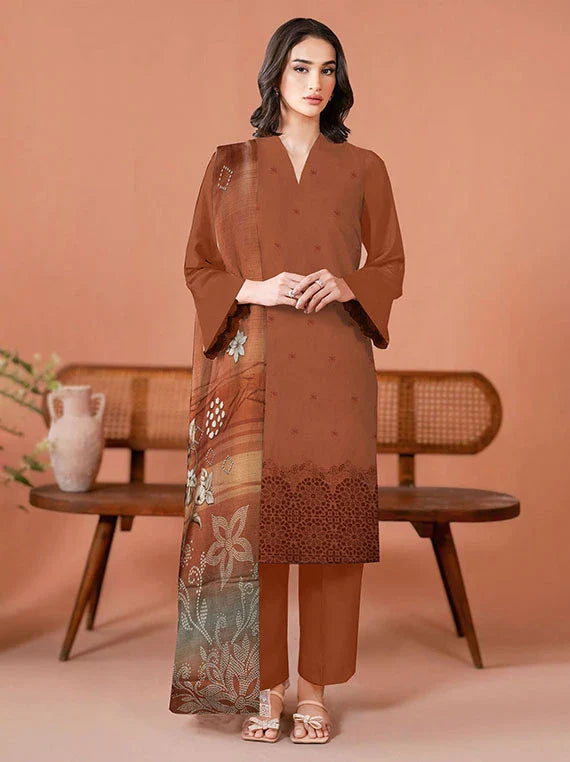 Modern Embroidered Lawn Collection 2026 VOL-05 (D-06)