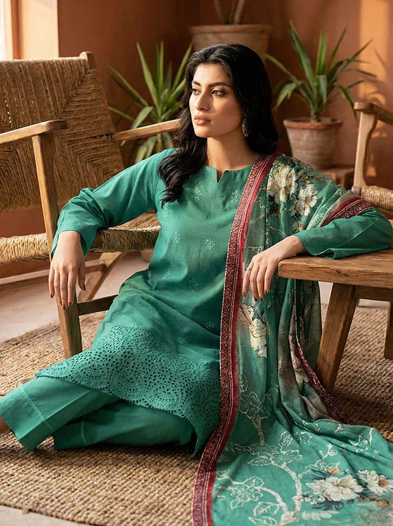 Modern Embroidered Lawn Collection 2026 VOL-05 (D-08)