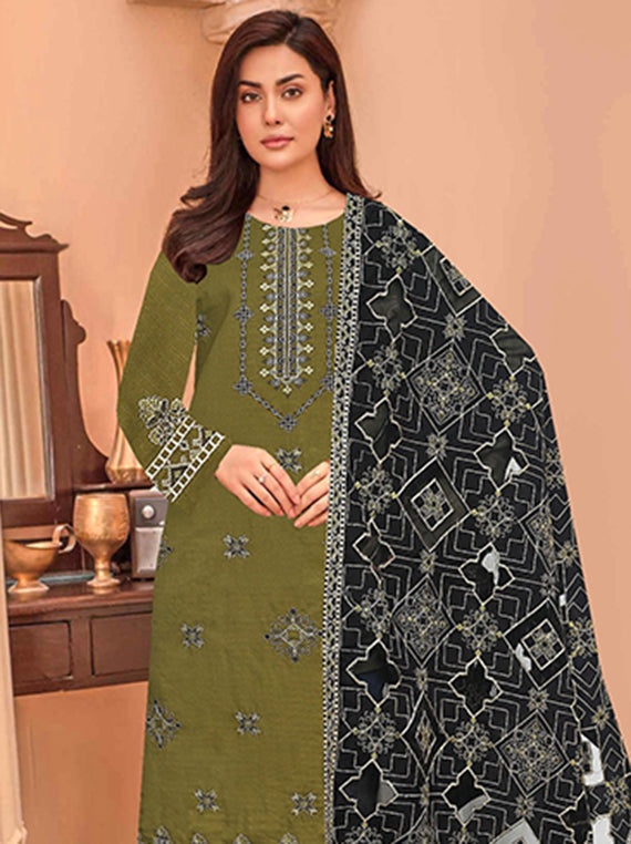 Modern Embroidered Luxury Peech Collection 2025 VOl-120 (D-06)