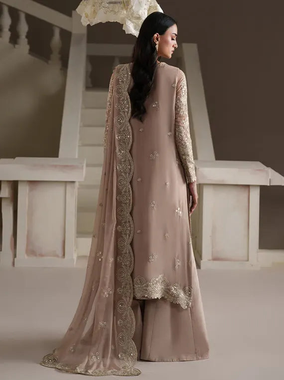 Modern Heirloom by Emaan Adeel Embroidery Chiffon Collection'26 (PEARL REVERIE)
