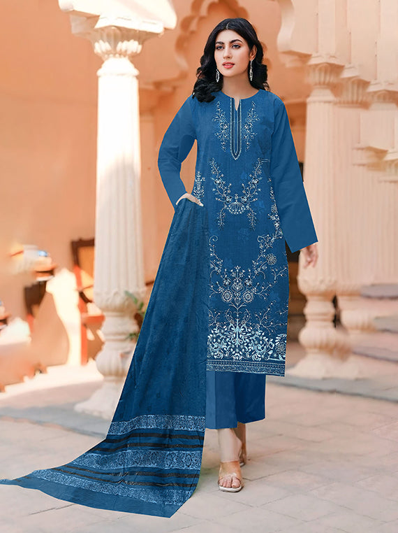 Modern Luxury Embroidered Collection 2025 Vol-119 (D-02)