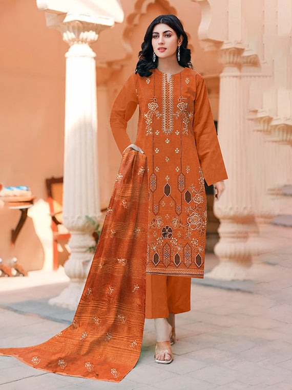 Modern Luxury Embroidered Collection 2025 Vol-167 (D-02)