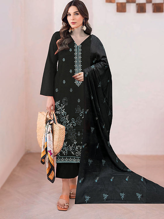 Modern Luxury Embroidered Collection 2025 Vol-167 (D-03)