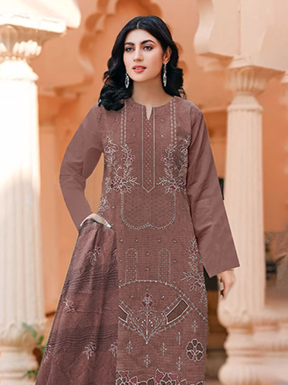 Modern Luxury Embroidered Collection 2025 Vol-167 (D-05)
