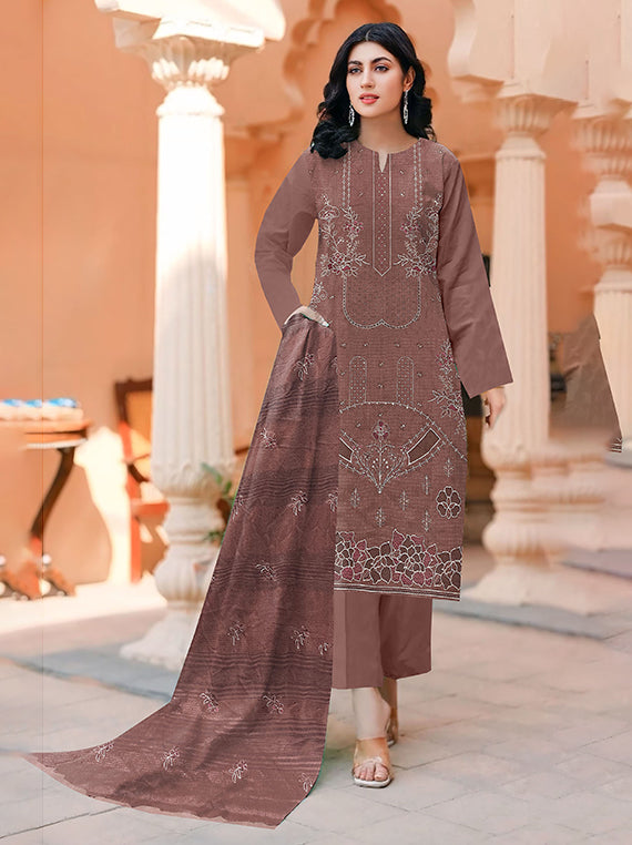 Modern Luxury Embroidered Collection 2025 Vol-167 (D-05)