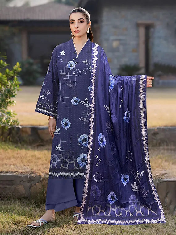 Modern Printed Dhanak Collection 2026 Vol-204 (D-07)