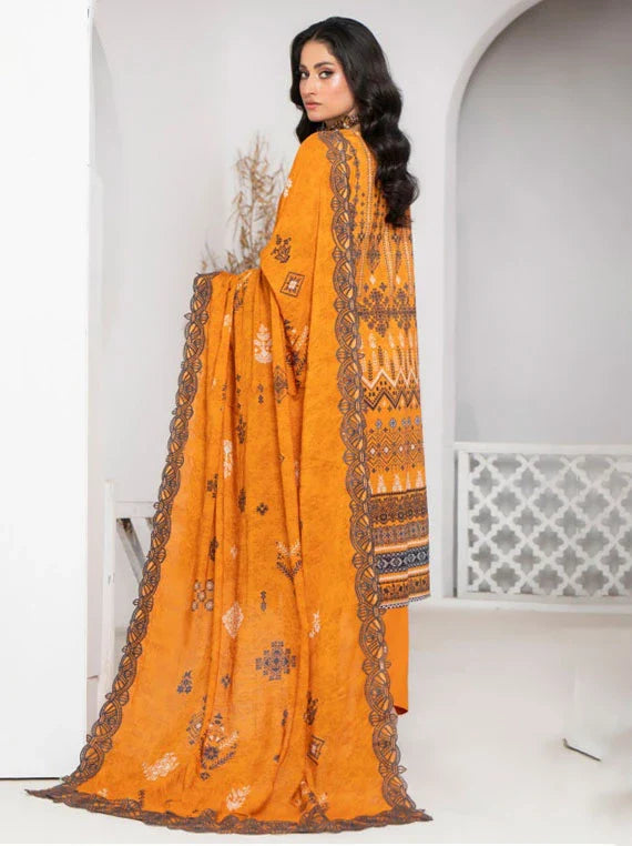 Modern Printed Embroidered Doria Lawn Collection 2026 VOL-60 (D-04)