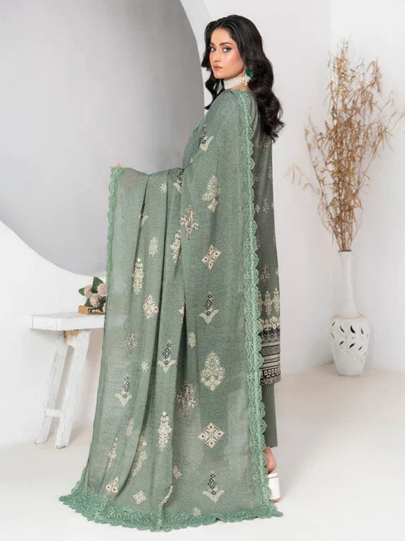 Modern Printed Embroidered Doria Lawn Collection 2026 VOL-60 (D-09)